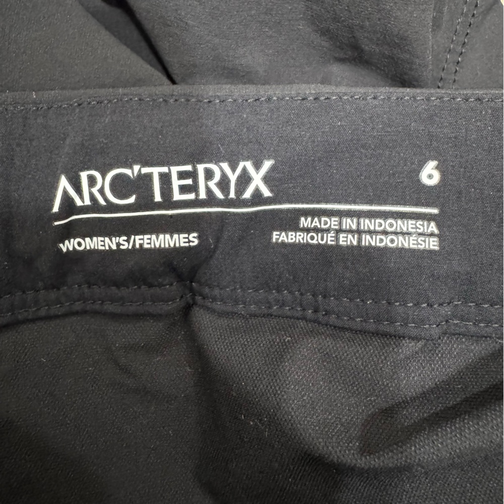 Arc'teryx Gamma LT Pant Black Women's 6 Lightweight Outdoor Hiking Climbing - Picture 6 of 12